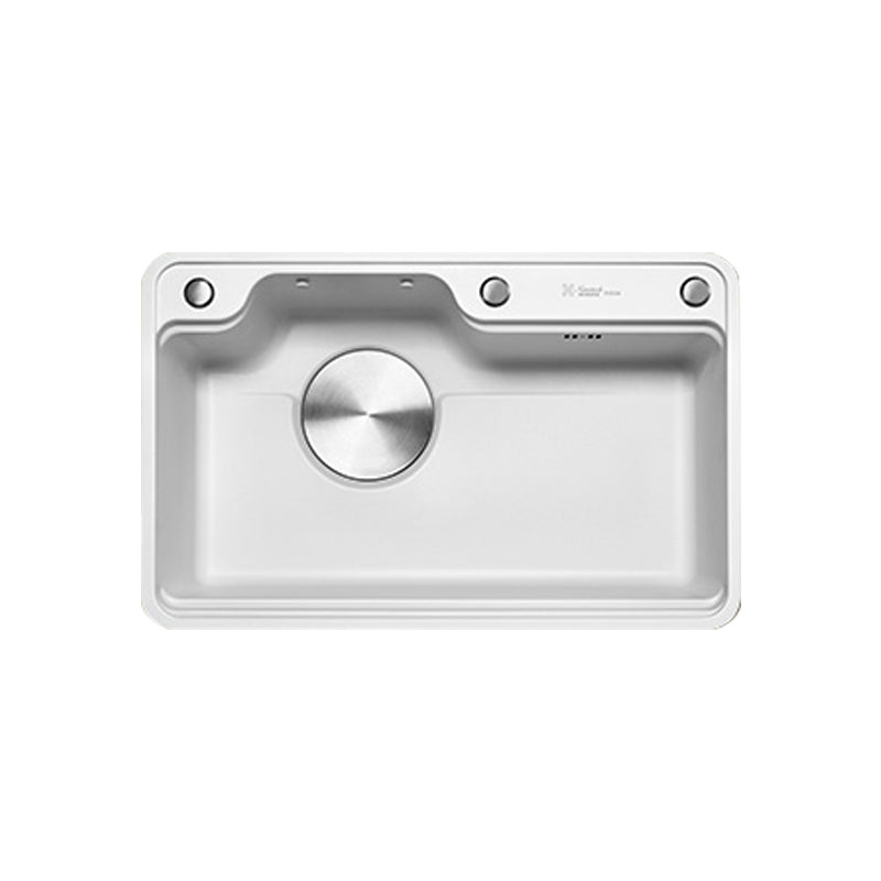 Stainless Steel Kitchen Sink Rectangular 1-Bowl Kitchen Sink with Cutting-Board