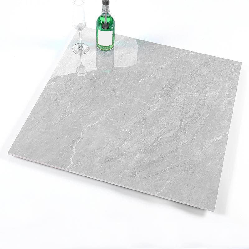 Modern Style Polished Floor Tile Waterproof Square Straight Edge Floor Tile