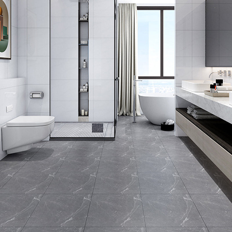 Ceramic Floor Tile Straight Edge Square Waterproof Matte Floor Tile