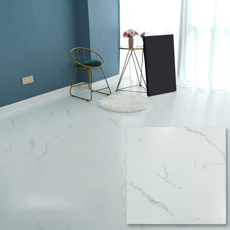 Modern Home Vinyl Flooring Peel and Stick Marble Print Square PVC Flooring