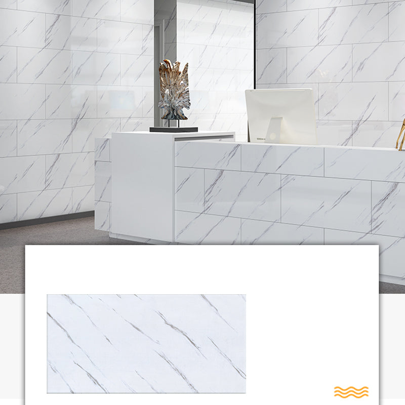 PVC Rectangular 3 Pack 12" X 23" Peel & Stick Mosaic Tile Kitchen and Bathroom Backsplash