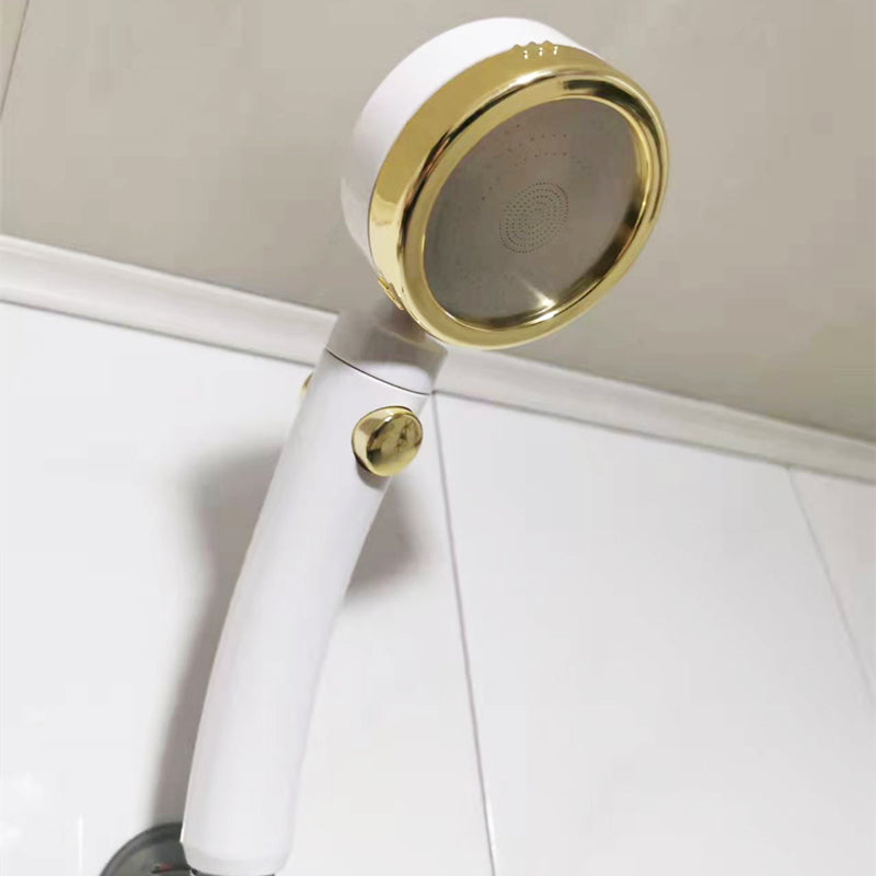 Contemporary Shower Head Square Golden Bathroom Handheld Shower Head