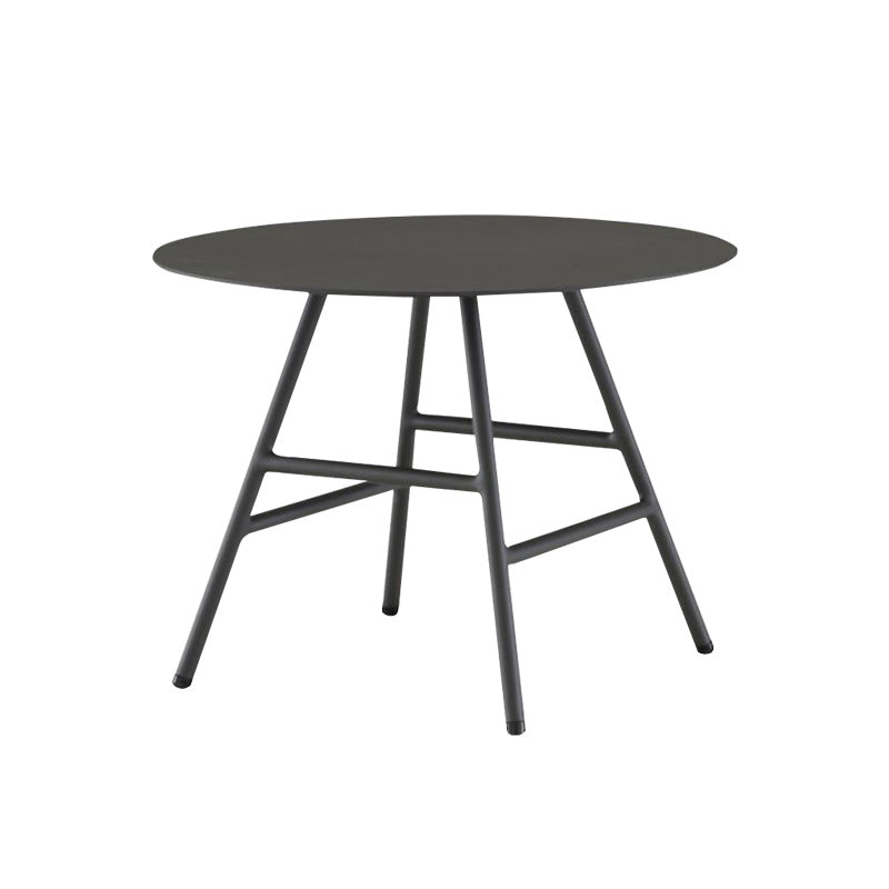 Contemporary 2-Seater Side Table Round Contemporary Patio Table