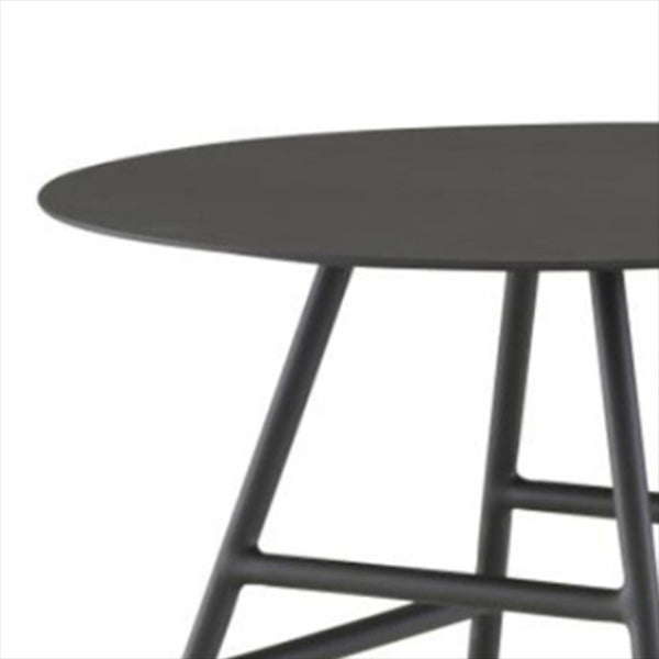 Contemporary 2-Seater Side Table Round Contemporary Patio Table