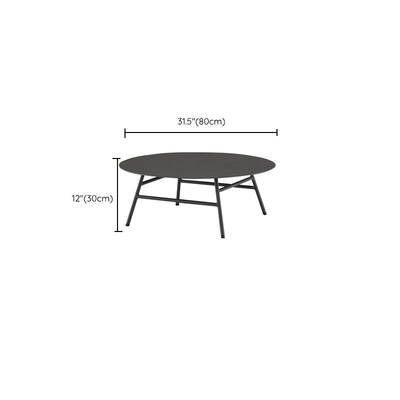 Contemporary 2-Seater Side Table Round Contemporary Patio Table