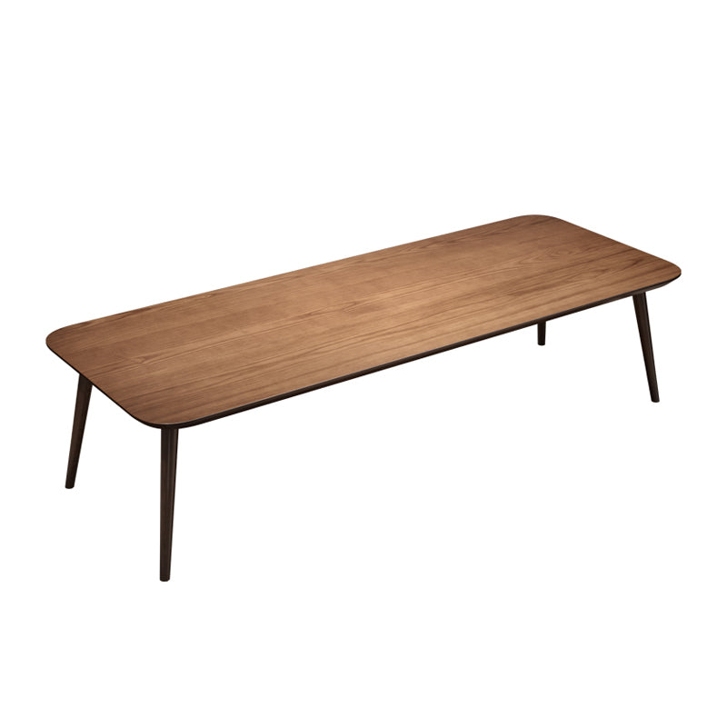 Contemporary Brown Office Desk Solid Wood Writing Desk for Office