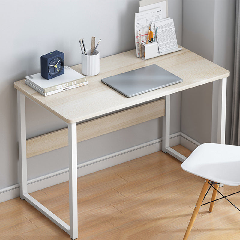 Rectangular Home Office Desk Modern H-Shape Base Writing Desk , 28.7" H