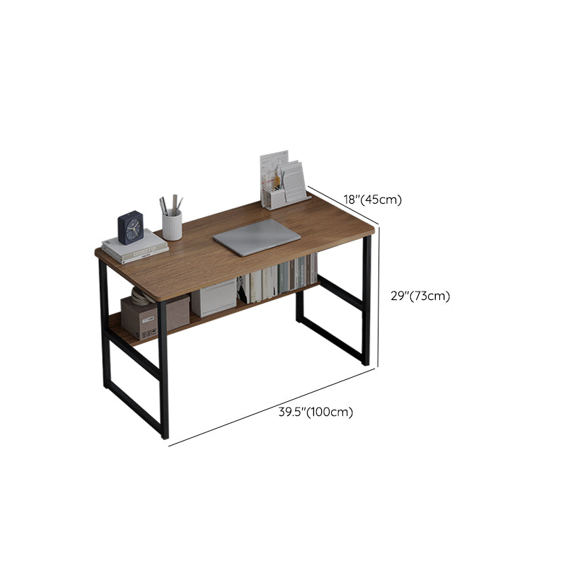 Rectangular Home Office Desk Modern H-Shape Base Writing Desk , 28.7" H