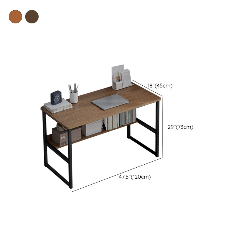 Rectangular Home Office Desk Modern H-Shape Base Writing Desk , 28.7" H