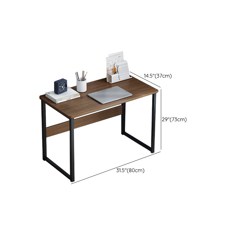 Rectangular Home Office Desk Modern H-Shape Base Writing Desk , 28.7" H