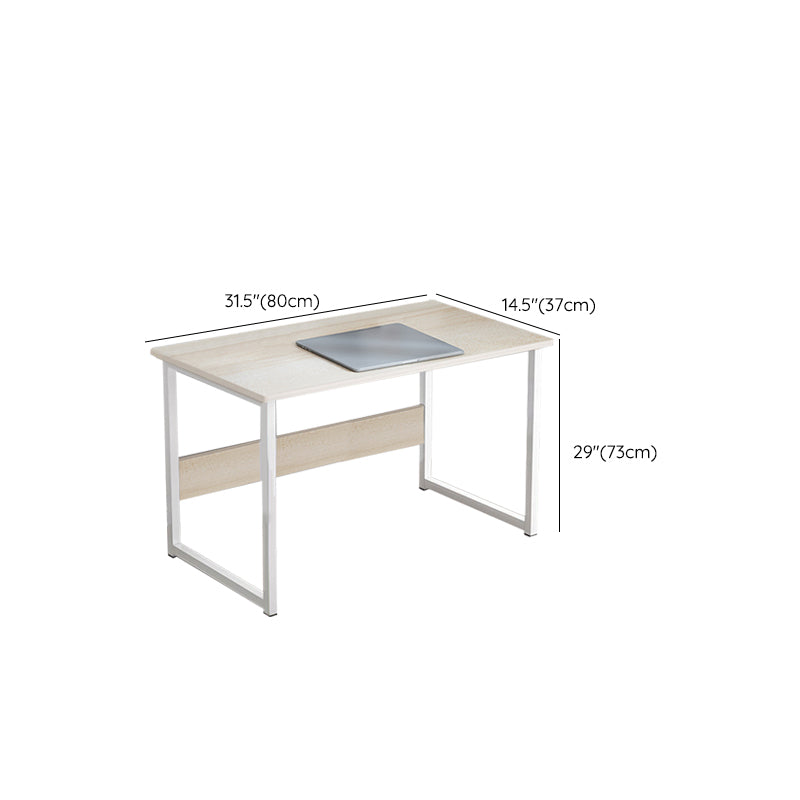 Rectangular Home Office Desk Modern H-Shape Base Writing Desk , 28.7" H