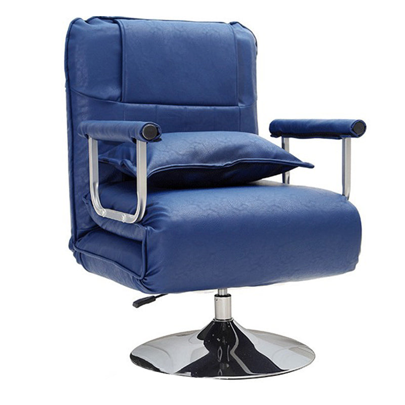 Swivel Standard Recliner Solid Color Metal Frame Recliner Chair