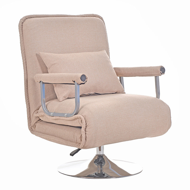 Swivel Standard Recliner Solid Color Metal Frame Recliner Chair