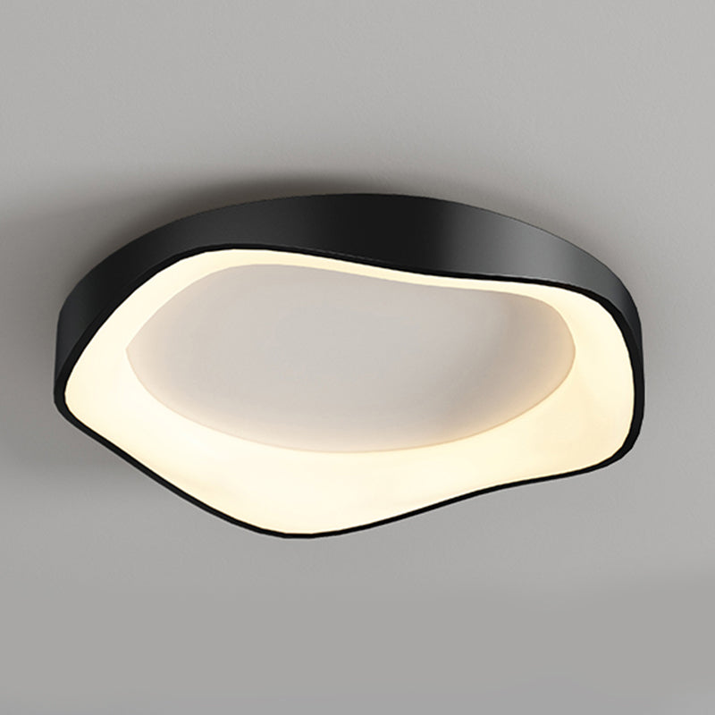 LED Modern Metal Flush Mount Linear Shape Ceiling Light with Acrylic Shade for Passage