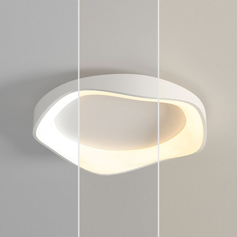 LED Modern Metal Flush Mount Linear Shape Ceiling Light with Acrylic Shade for Passage