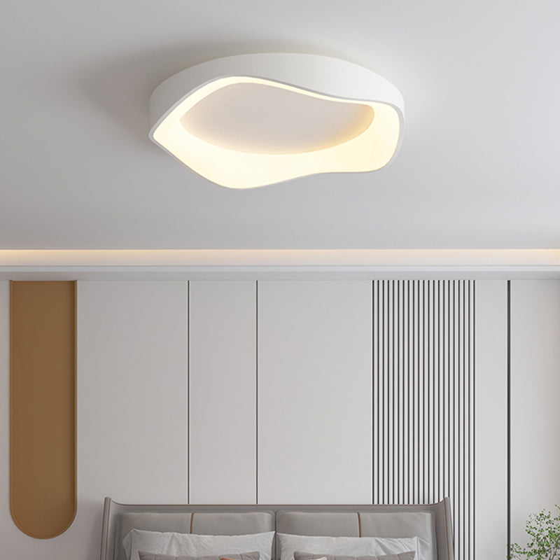 LED Modern Metal Flush Mount Linear Shape Ceiling Light with Acrylic Shade for Passage