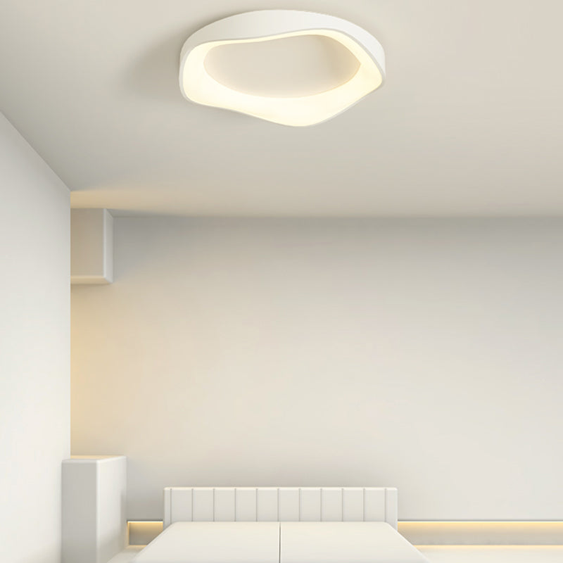 LED Modern Metal Flush Mount Linear Shape Ceiling Light with Acrylic Shade for Passage