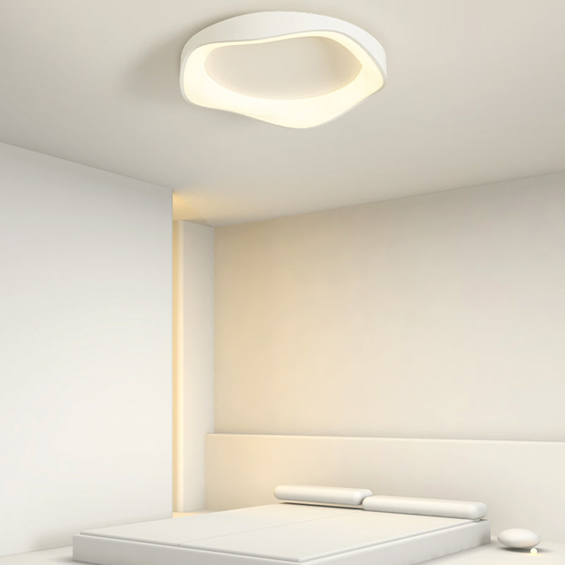 LED Modern Metal Flush Mount Linear Shape Ceiling Light with Acrylic Shade for Passage