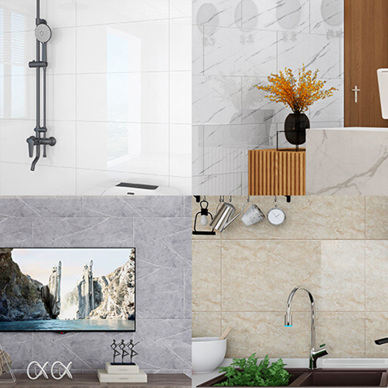 Bathroom Wall Floor Tile Peel and Stick Marble Pattern Wall Floor Tile