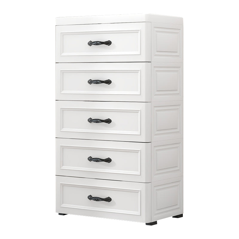 Contemporary Vertical Kids Nightstand 5/6 Drawers Dresser for Kids for Home