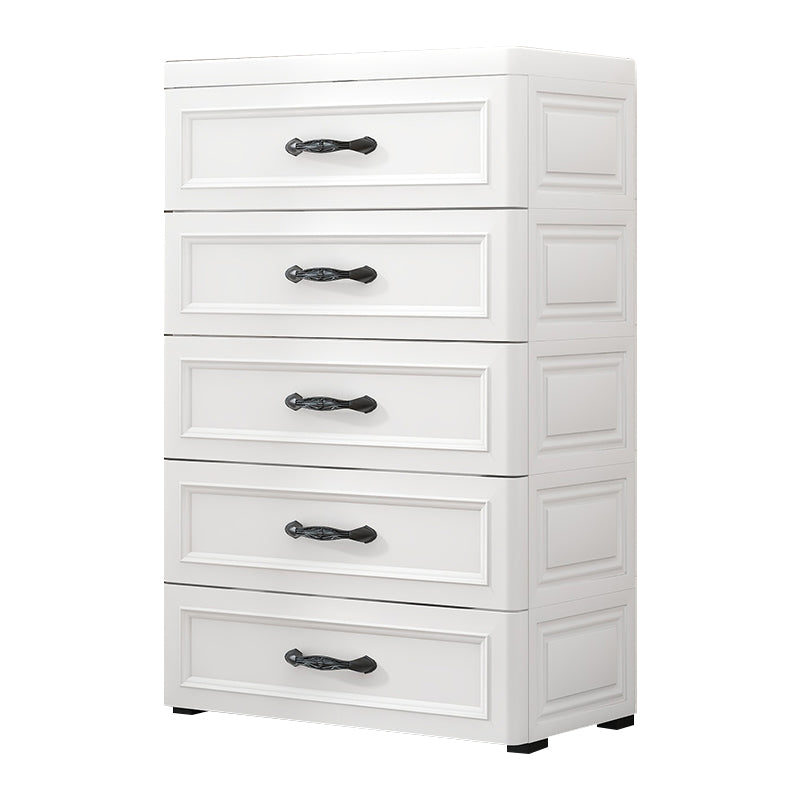 Contemporary Vertical Kids Nightstand 5/6 Drawers Dresser for Kids for Home