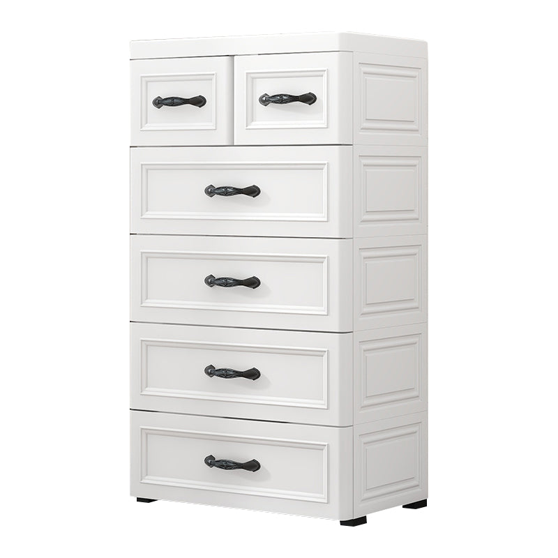 Contemporary Vertical Kids Nightstand 5/6 Drawers Dresser for Kids for Home