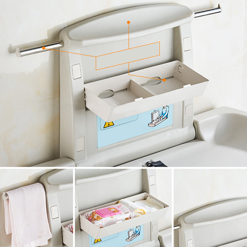 Folding Baby Changing Table Modern Changing Table in Matte Finish
