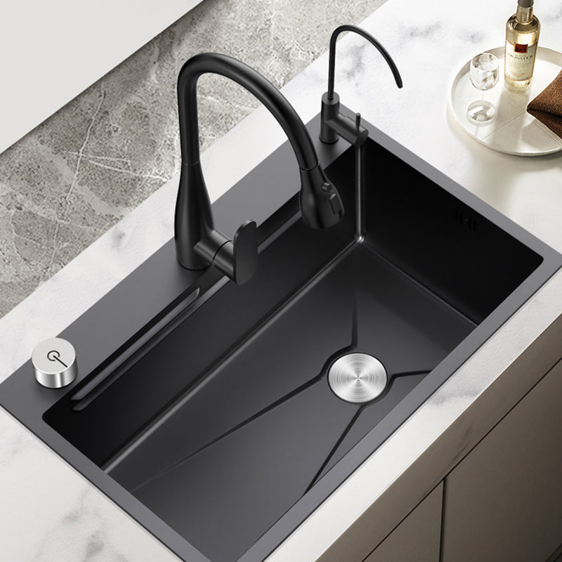 Stainless Steel Kitchen Sink Single Bowl Drop-In Kitchen Sink