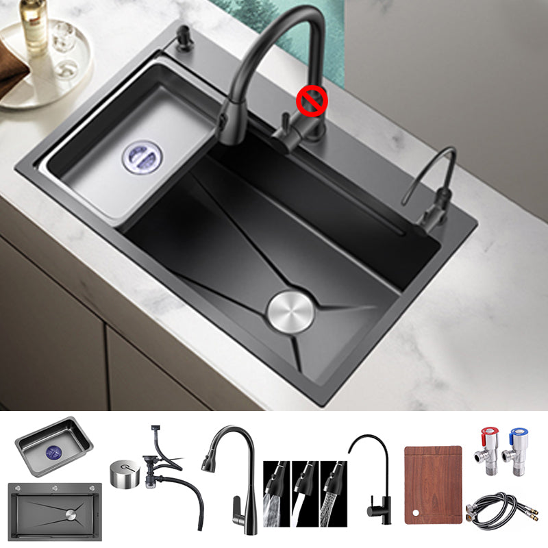 Stainless Steel Kitchen Sink Single Bowl Drop-In Kitchen Sink