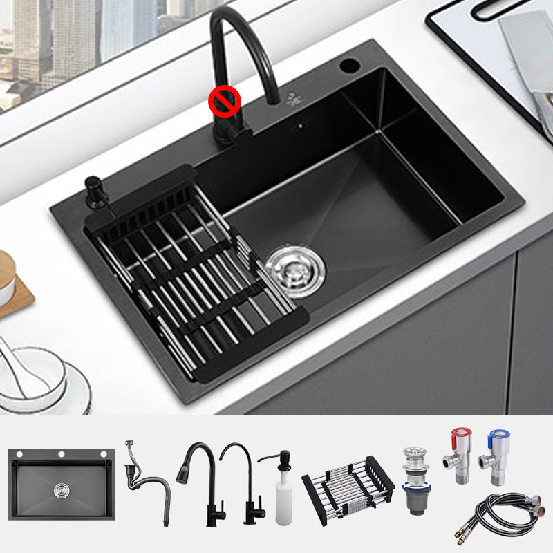 Drop-In Kitchen Sink Stainless Steel Kitchen Sink with Rectangular Shape