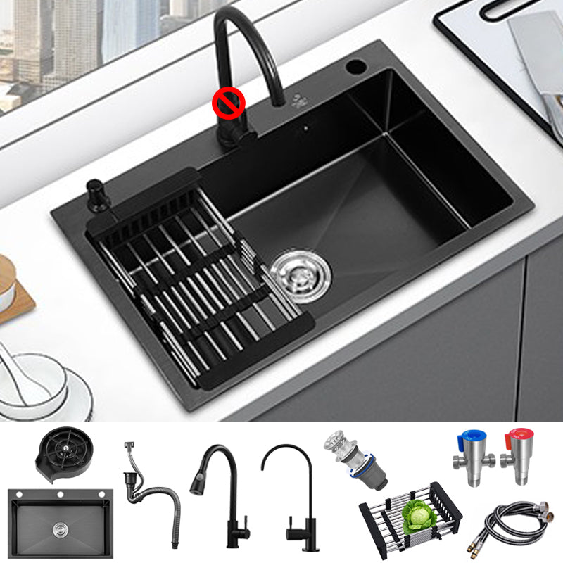 Drop-In Kitchen Sink Stainless Steel Kitchen Sink with Rectangular Shape