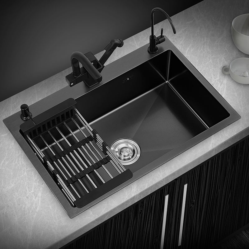 Drop-In Kitchen Sink Stainless Steel Kitchen Sink with Rectangular Shape