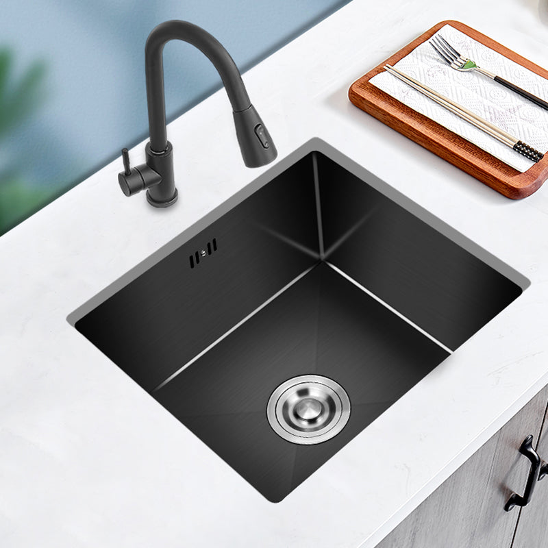 Stainless Steel Kitchen Sink Modern Kitchen Bar Sink with Drain Assembly