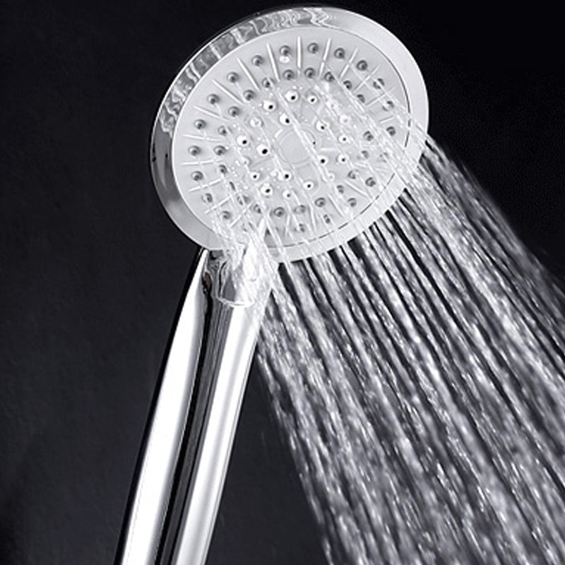 Contemporary Handheld Shower Head Adjustable Spray Pattern Silver Shower Head