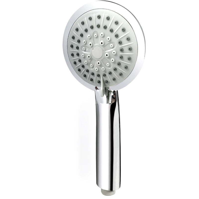 Contemporary Handheld Shower Head Adjustable Spray Pattern Silver Shower Head