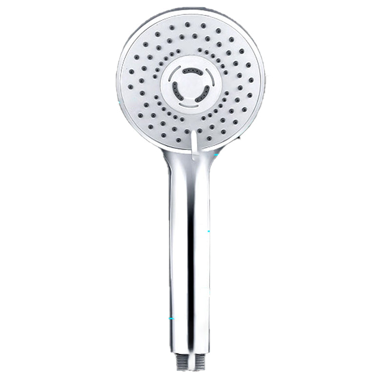 Contemporary Handheld Shower Head Adjustable Spray Pattern Silver Shower Head