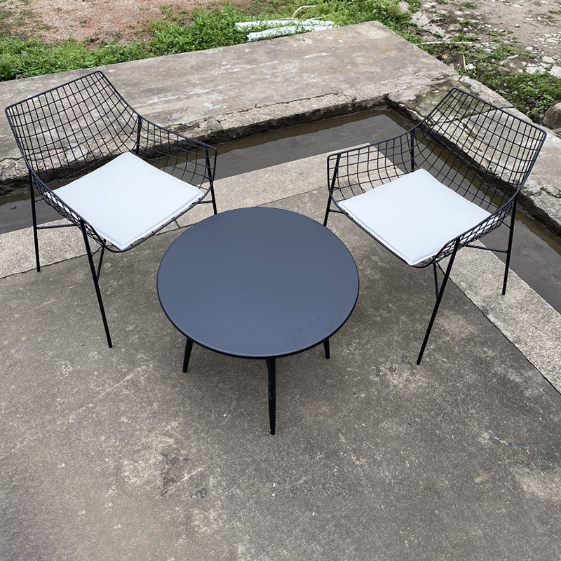 1/2/3/4/5 Pieces Bistro Table Set Modern Round Patio Dining Set