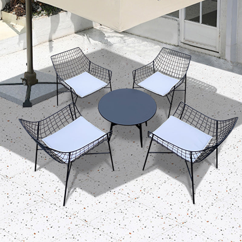 1/2/3/4/5 Pieces Bistro Table Set Modern Round Patio Dining Set