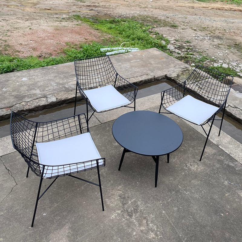 1/2/3/4/5 Pieces Bistro Table Set Modern Round Patio Dining Set