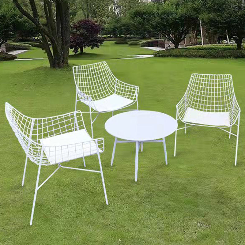 1/2/3/4/5 Pieces Bistro Table Set Modern Round Patio Dining Set