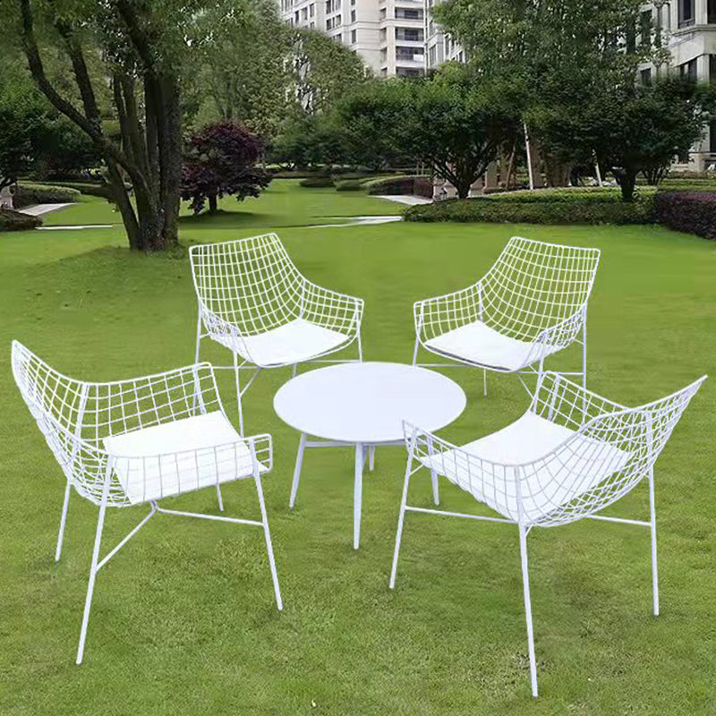 1/2/3/4/5 Pieces Bistro Table Set Modern Round Patio Dining Set