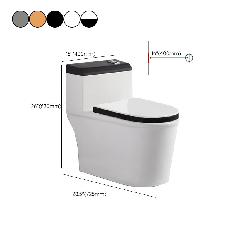 Traditional Ceramic Toilet Bowl Floor Mount Urine Toilet for Bathroom