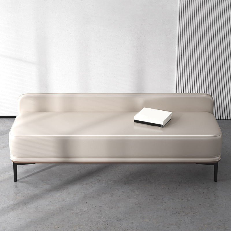 Contemporary Cushioned Seating Bench Rectangle Entryway and Bedroom Bench