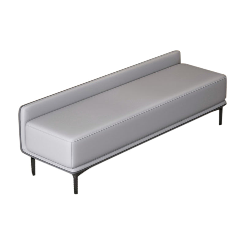 Contemporary Cushioned Seating Bench Rectangle Entryway and Bedroom Bench