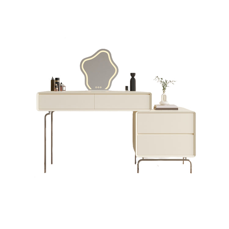 Modern Standing Makeup Vanity Desk Bedroom Vanity Dressing Table Set