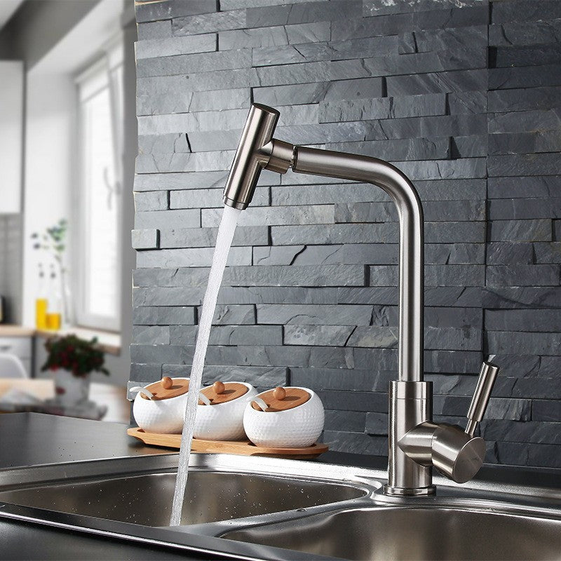 Modern Lead Free Water Filler One Handle High Arch Kitchen Faucet