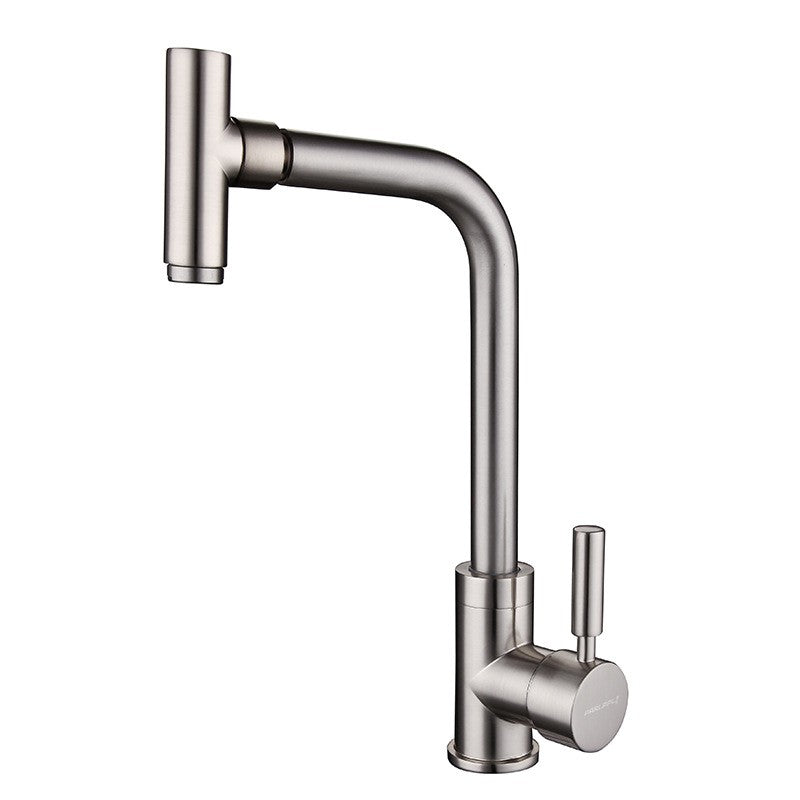 Modern Lead Free Water Filler One Handle High Arch Kitchen Faucet