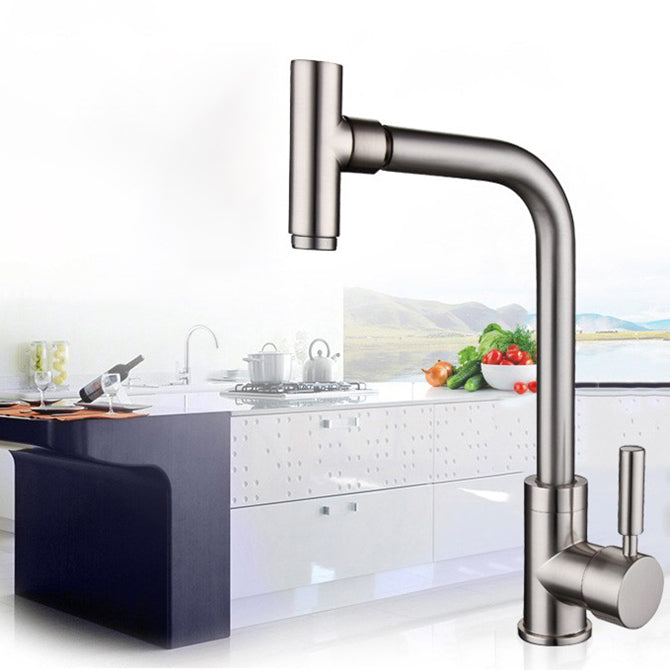 Modern Lead Free Water Filler One Handle High Arch Kitchen Faucet