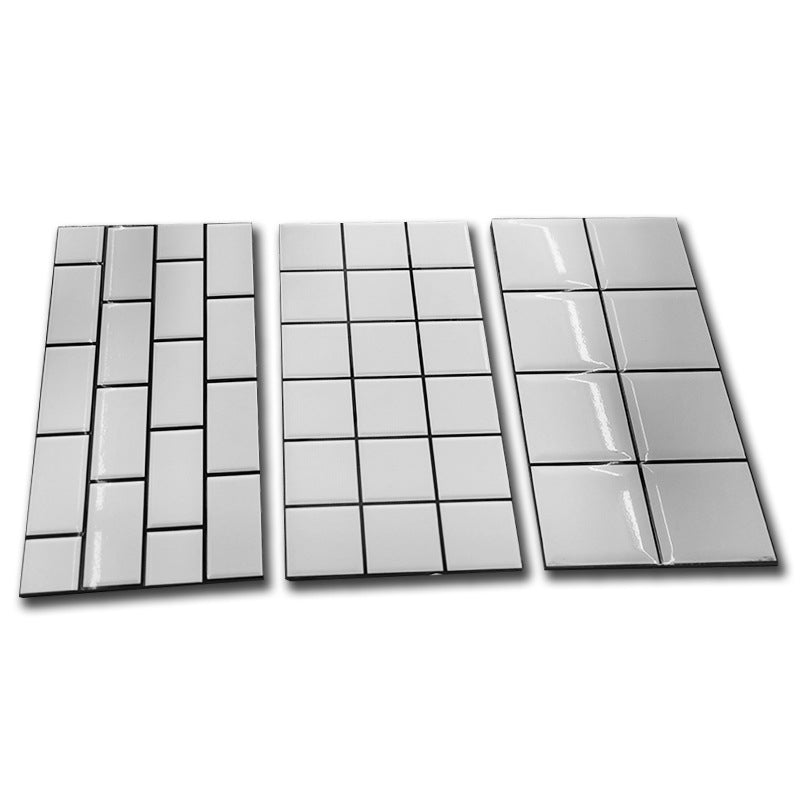 Modern Style Wall Tile Straight Edge Rectangle Waterproof Wall Tile