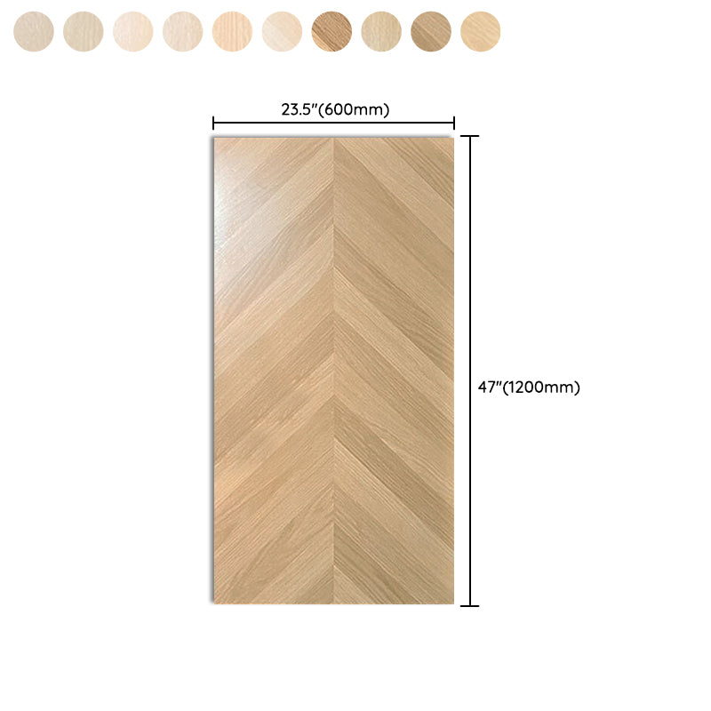 Modern Style Waterproof Floor Tile Wooden Effect Straight Edge Rectangle Floor Tile